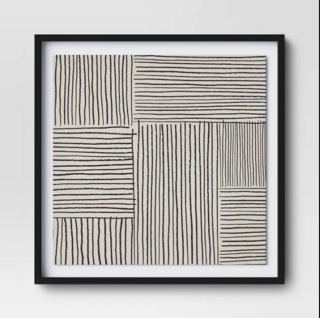 Abstract Lines Framed Print — view 1